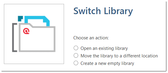 Switch Library Options