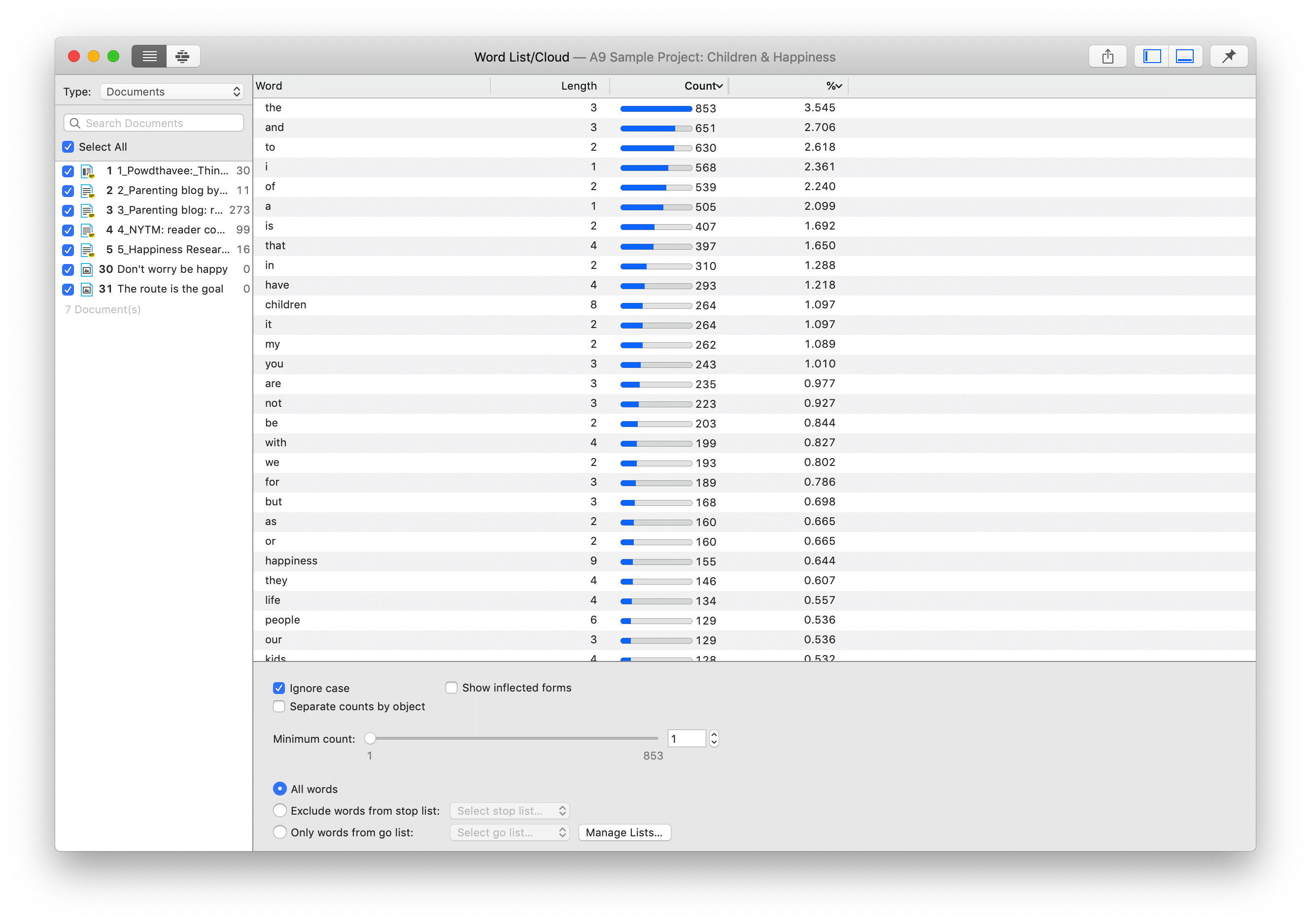 quick analysis button not showing up on mac