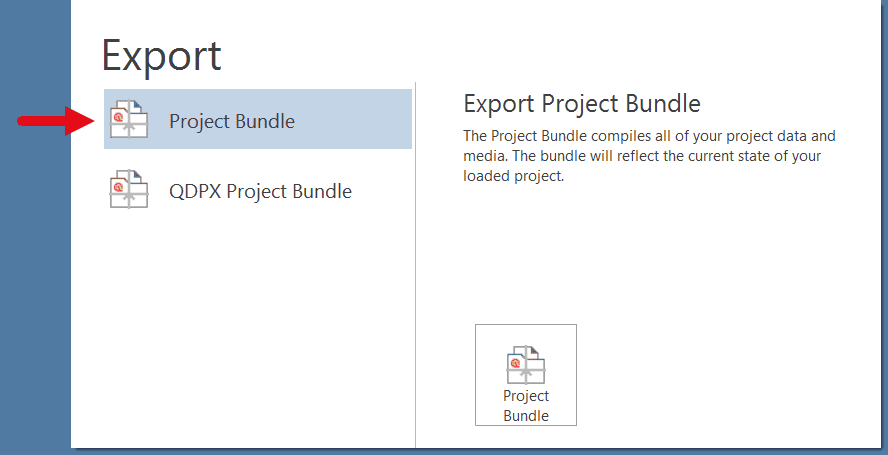 Exportar un proyecto