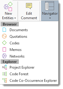 ATLAS.ti Explorers and Browsers